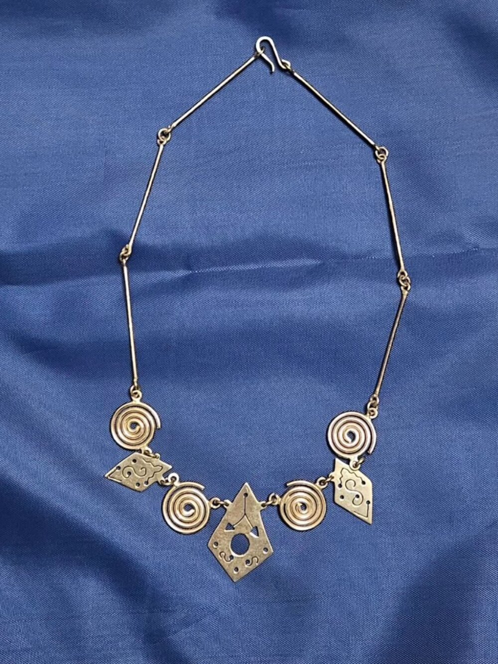 Vintage Taxco Mexico Silver Necklace